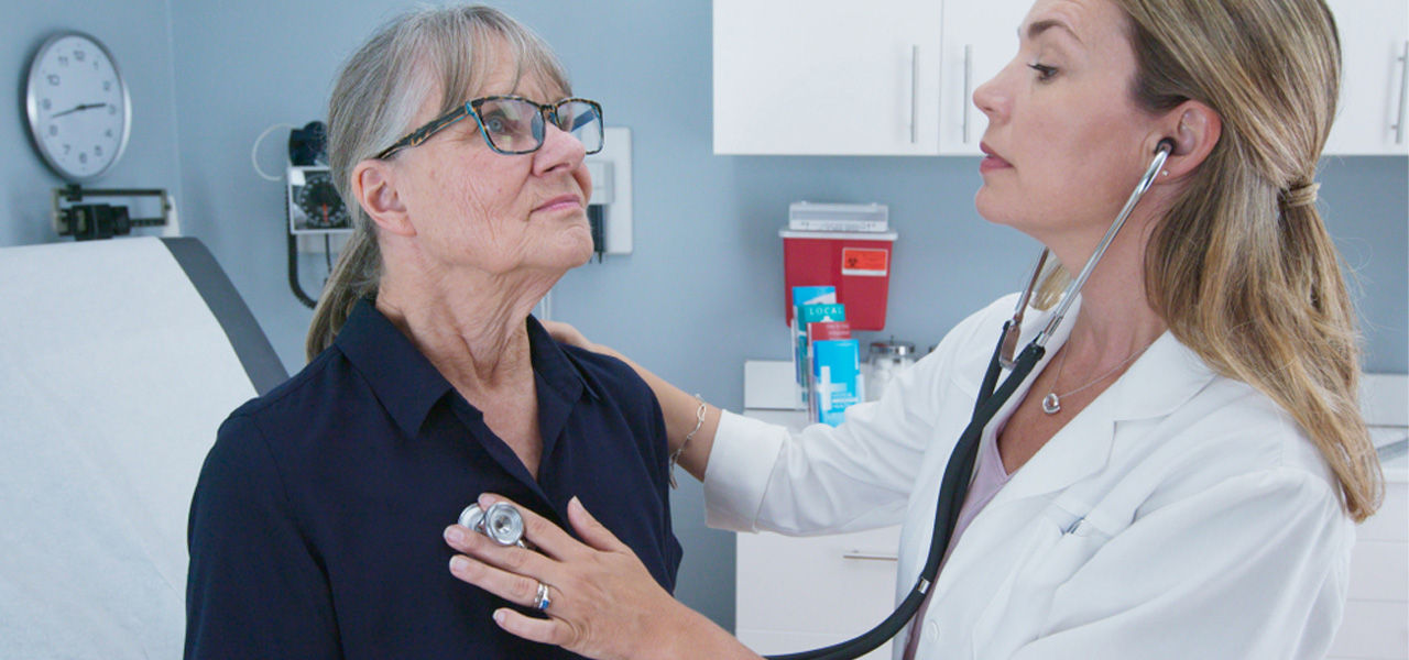 Primary care provider with patient female