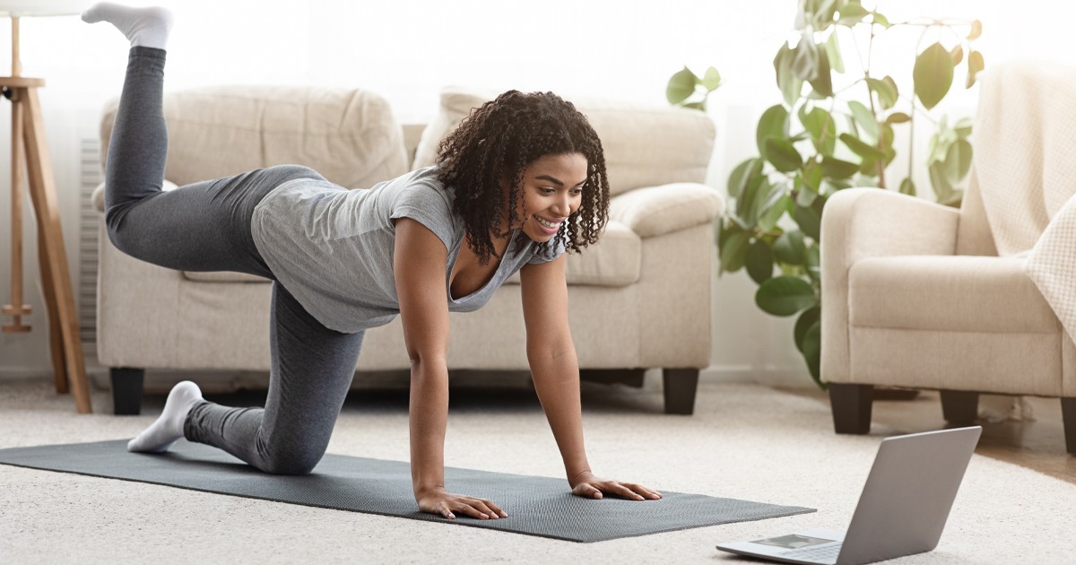 yoga indoors